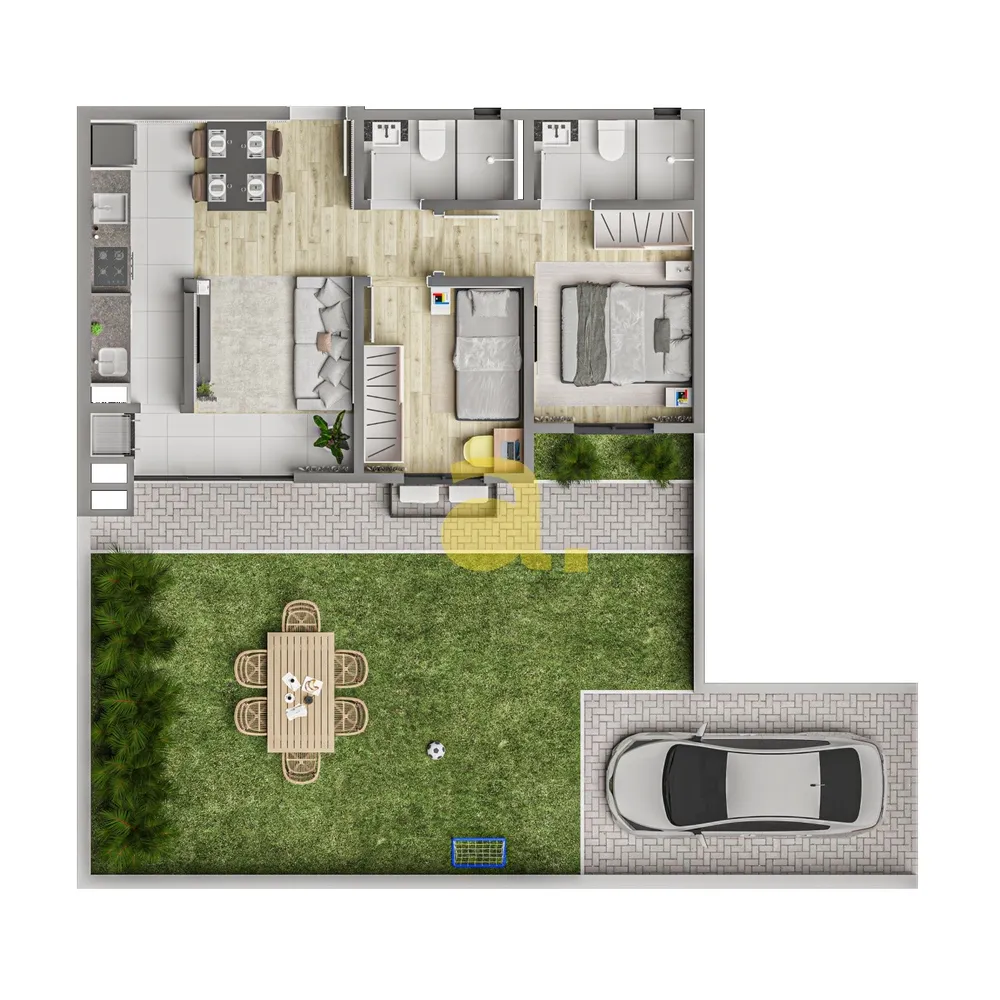 Apartamento, 2 quartos, 47 m² - Foto 7
