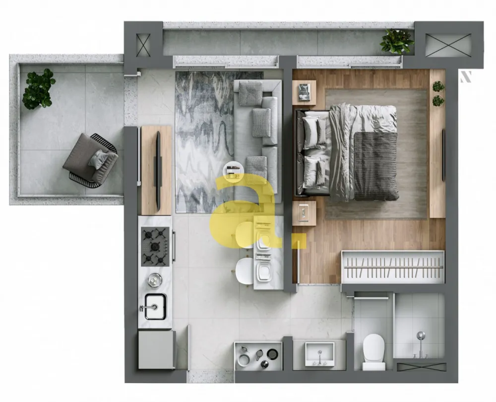 Apartamento, 1 quarto, 97 m² - Foto 17