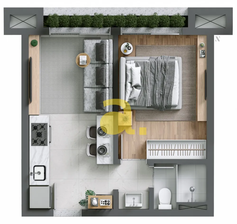 Apartamento, 1 quarto, 97 m² - Foto 16