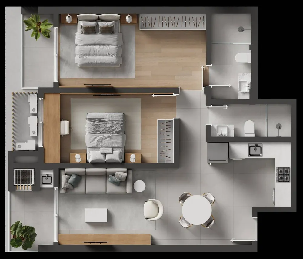 Apartamento, 2 quartos, 62 m² - Foto 11