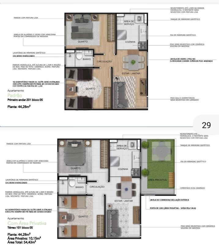 Apartamento à venda com 2 quartos, 1m² - Foto 10