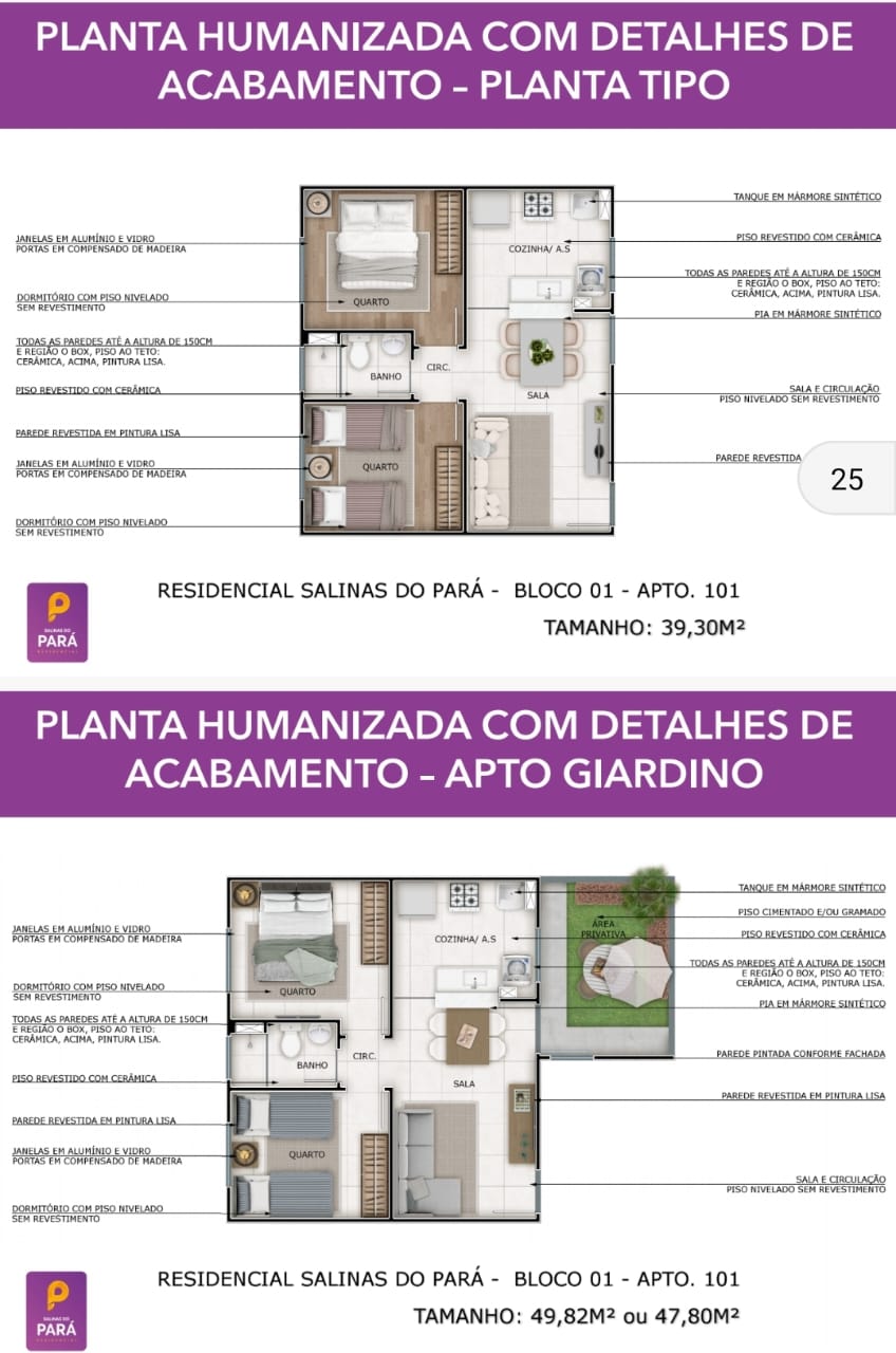 Apartamento à venda com 2 quartos, 39m² - Foto 2