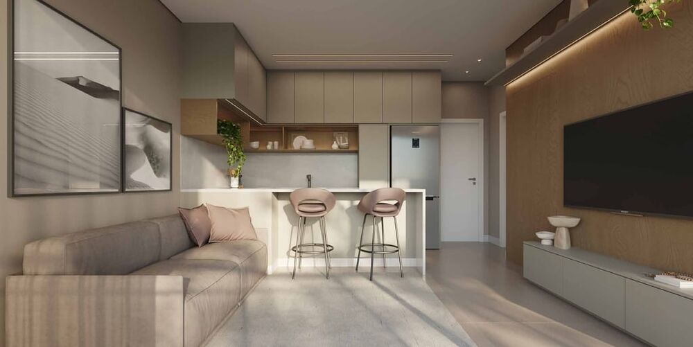 Apartamento à venda com 1 quarto, 42m² - Foto 4