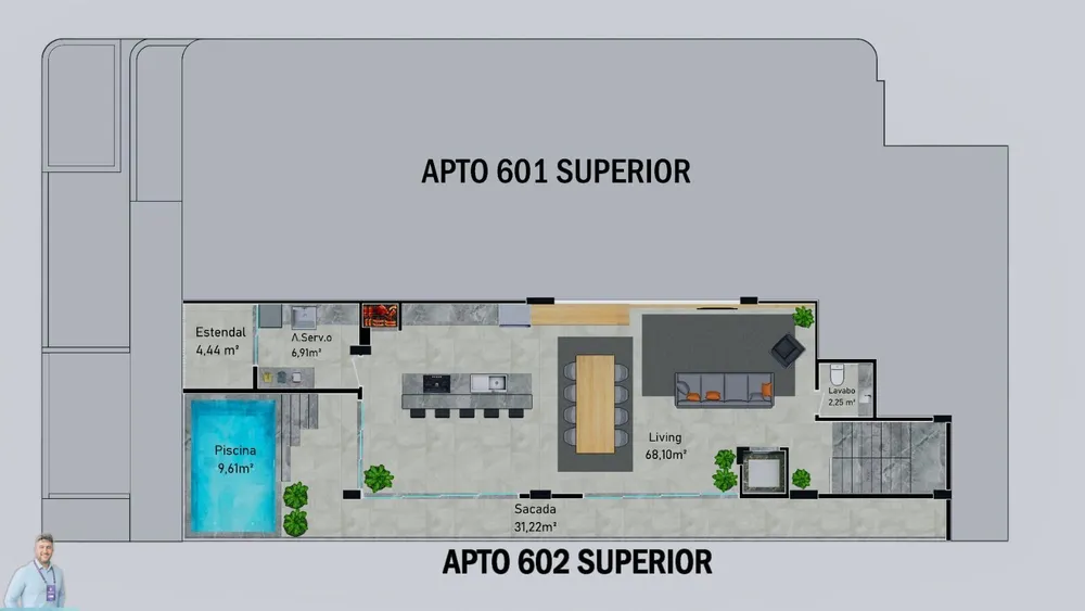 Apartamento, 4 quartos, 283 m² - Foto 1