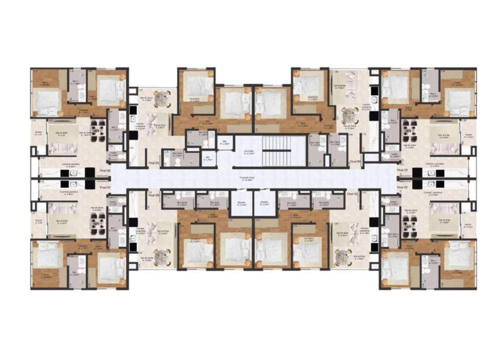 Apartamento, 2 quartos, 96 m² - Foto 4