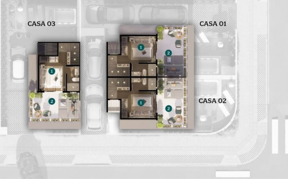 Casa de Condomínio, 3 quartos - Foto 8