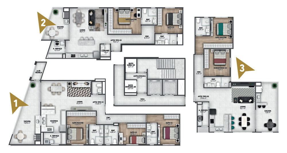 Apartamento, 2 quartos, 103 m² - Foto 16