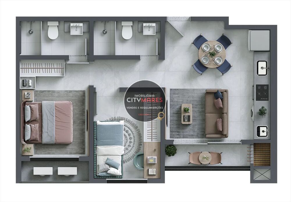 Apartamento, 2 quartos, 50 m² - Foto 14