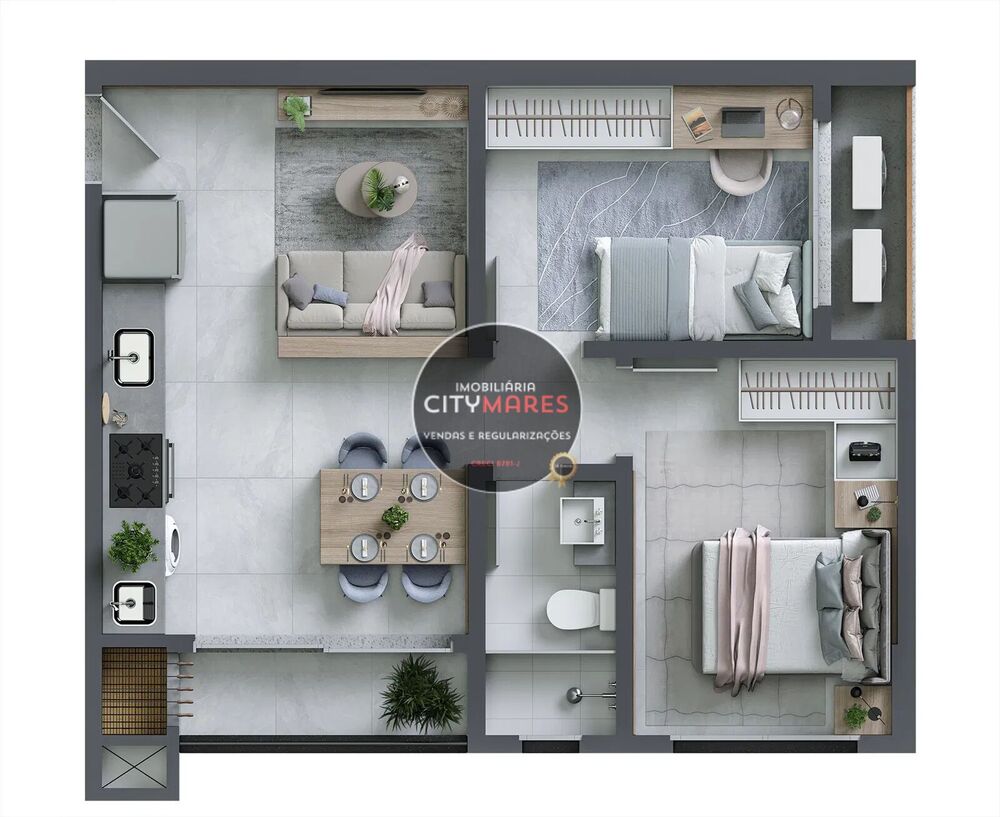 Apartamento, 2 quartos, 50 m² - Foto 13