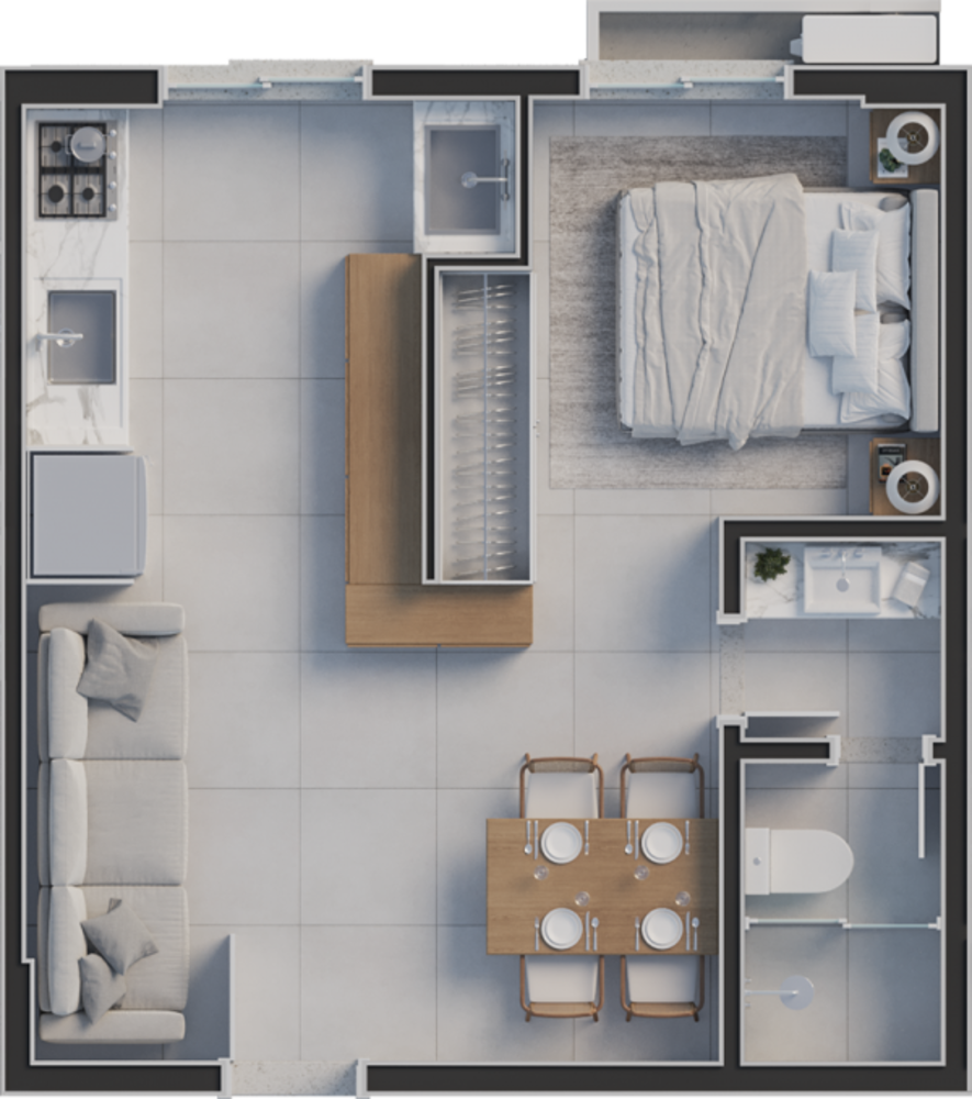 Apartamento, 2 quartos, 55 m² - Foto 6