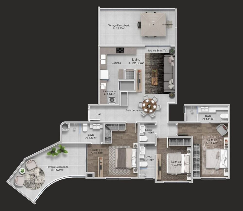 Cobertura à venda com 3 quartos, 166m² - Foto 7