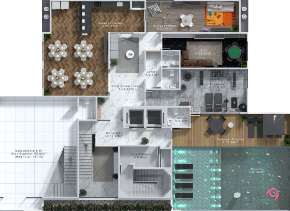 Apartamento, 2 quartos, 93 m² - Foto 13