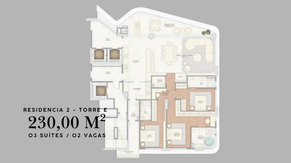 Apartamento, 3 quartos, 230 m² - Foto 4
