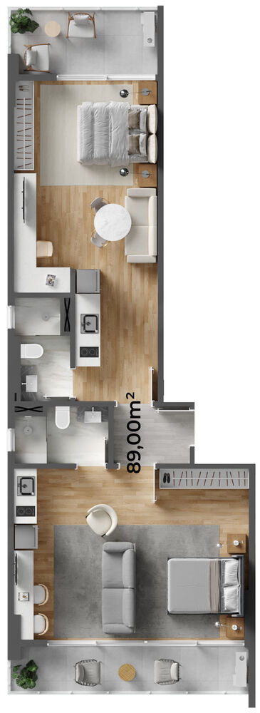 Apartamento, 1 quarto, 41 m² - Foto 4