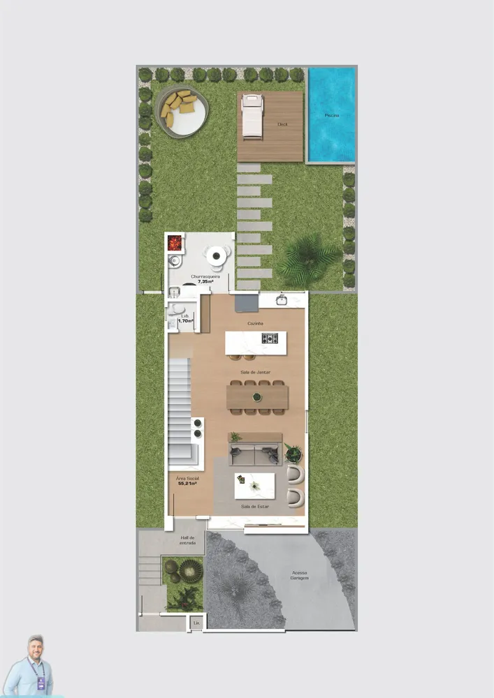 Casa, 4 quartos, 300 m² - Foto 3