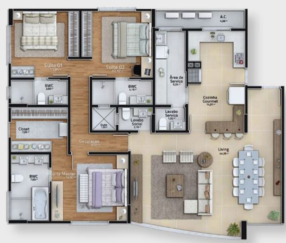 Cobertura, 4 quartos, 360 m² - Foto 16