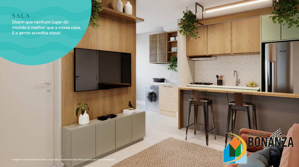 Apartamento à venda com 2 quartos, 38m² - Foto 3