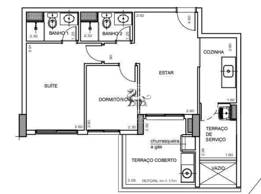 Apartamento, 2 quartos, 63 m² - Foto 2