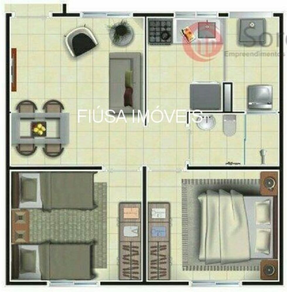 Apartamento, 2 quartos, 40 m² - Foto 11