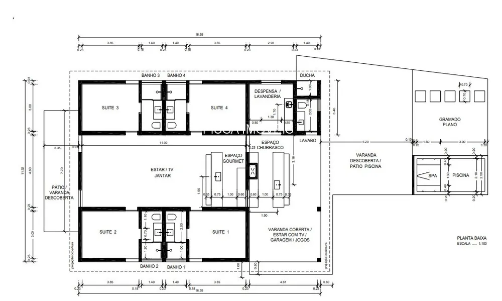Casa, 4 quartos - Foto 2