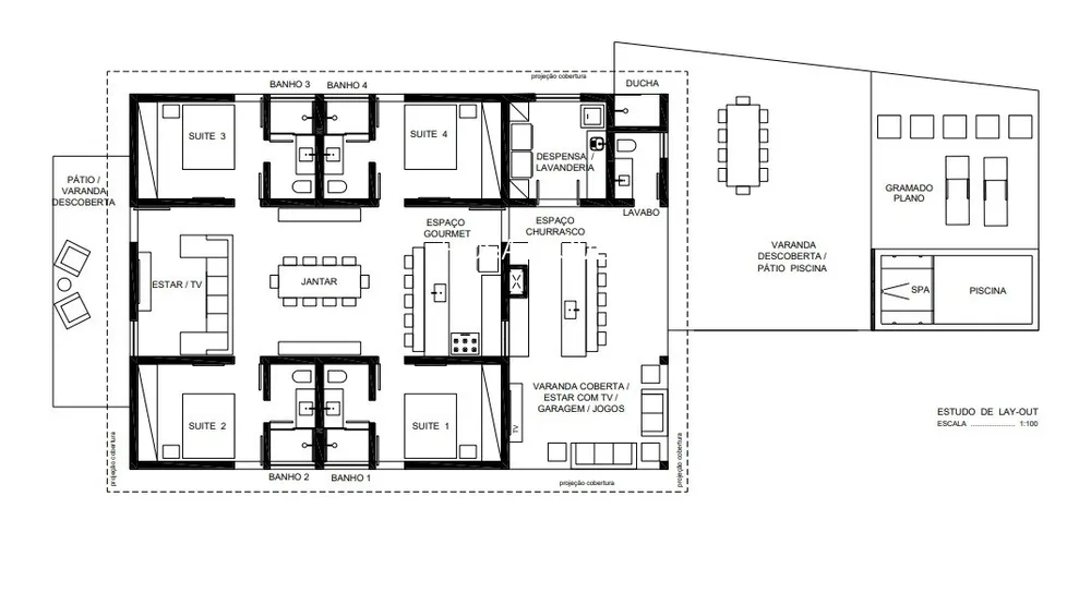Casa, 4 quartos - Foto 3