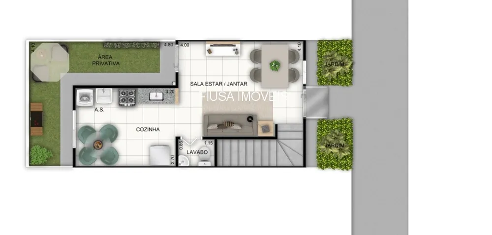 Casa, 2 quartos - Foto 1