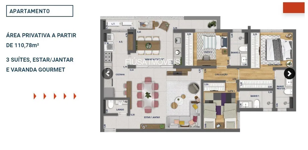 Apartamento, 2 quartos, 82 m² - Foto 5