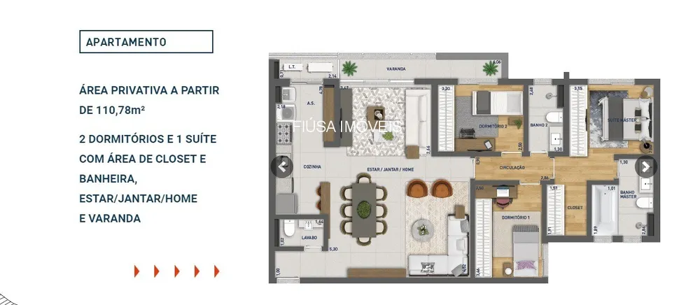 Apartamento, 2 quartos, 82 m² - Foto 6