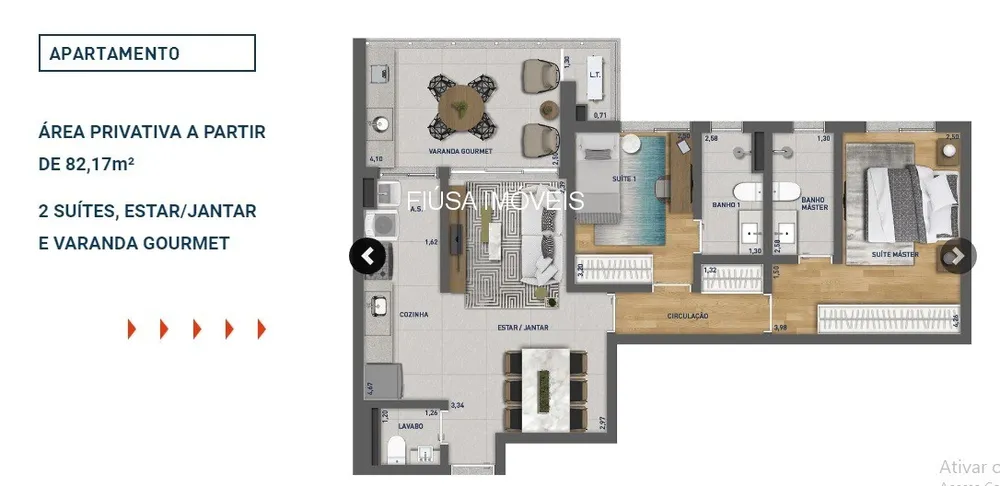Apartamento, 2 quartos, 82 m² - Foto 11