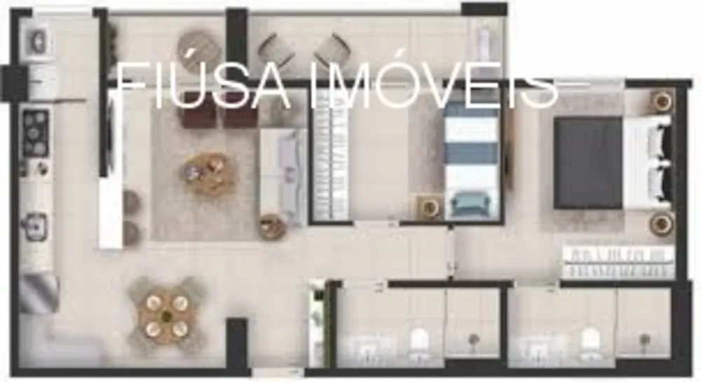 Apartamento, 1 quarto, 47 m² - Foto 3