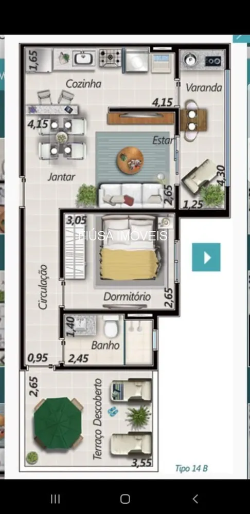 Apartamento, 1 quarto, 57 m² - Foto 20