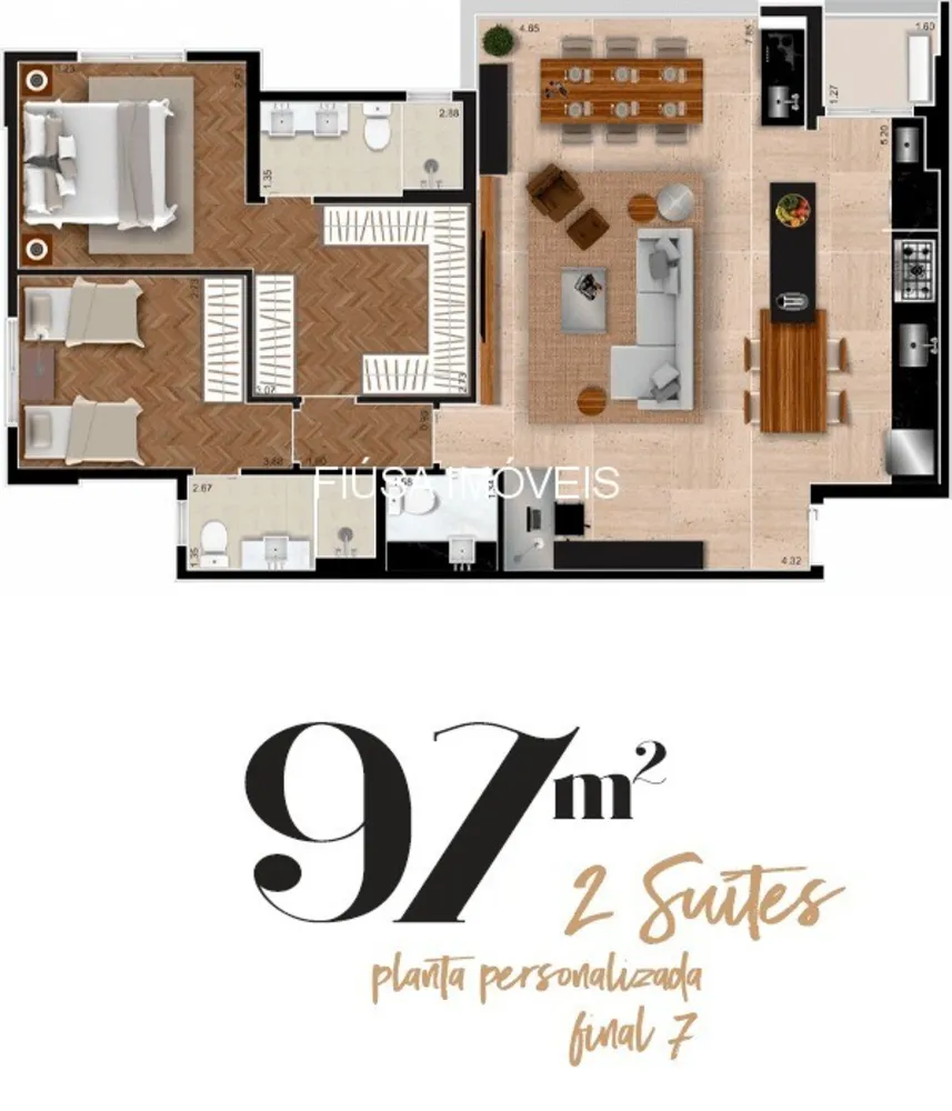 Apartamento, 3 quartos, 107 m² - Foto 12