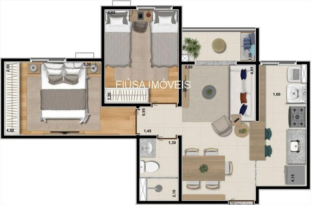 Apartamento, 2 quartos, 56 m² - Foto 10