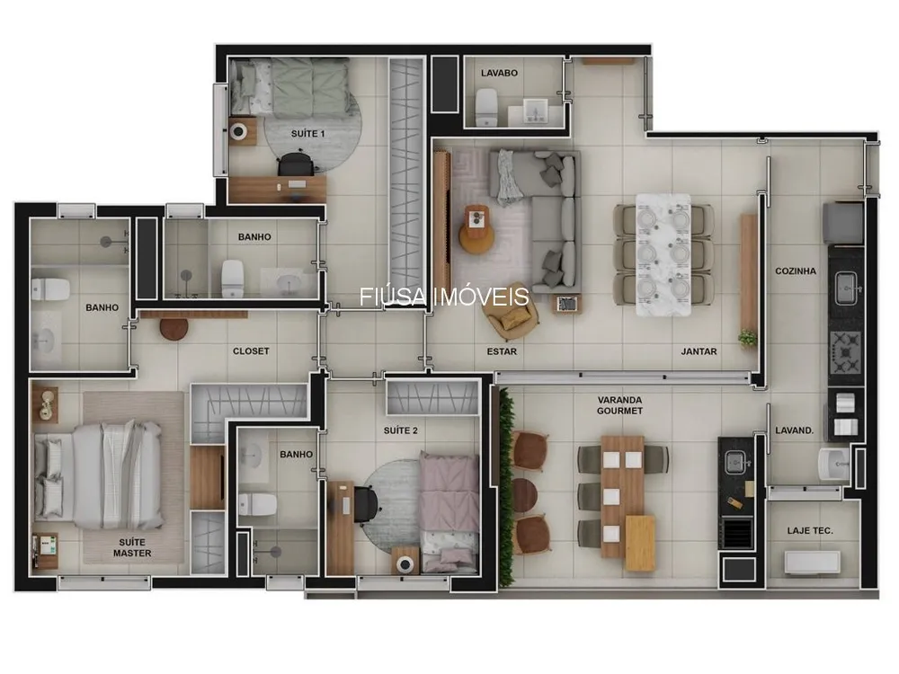 Apartamento, 3 quartos, 92 m² - Foto 5