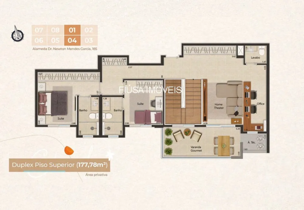 Apartamento, 2 quartos, 77 m² - Foto 2