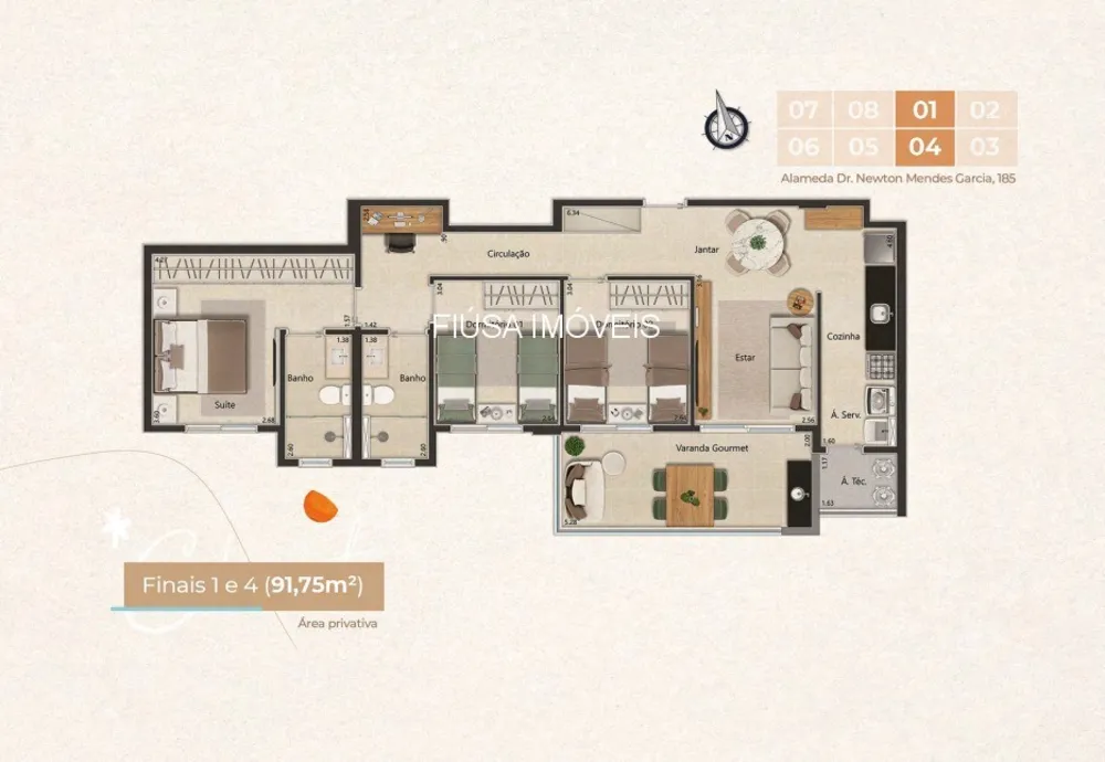 Apartamento, 2 quartos, 77 m² - Foto 8