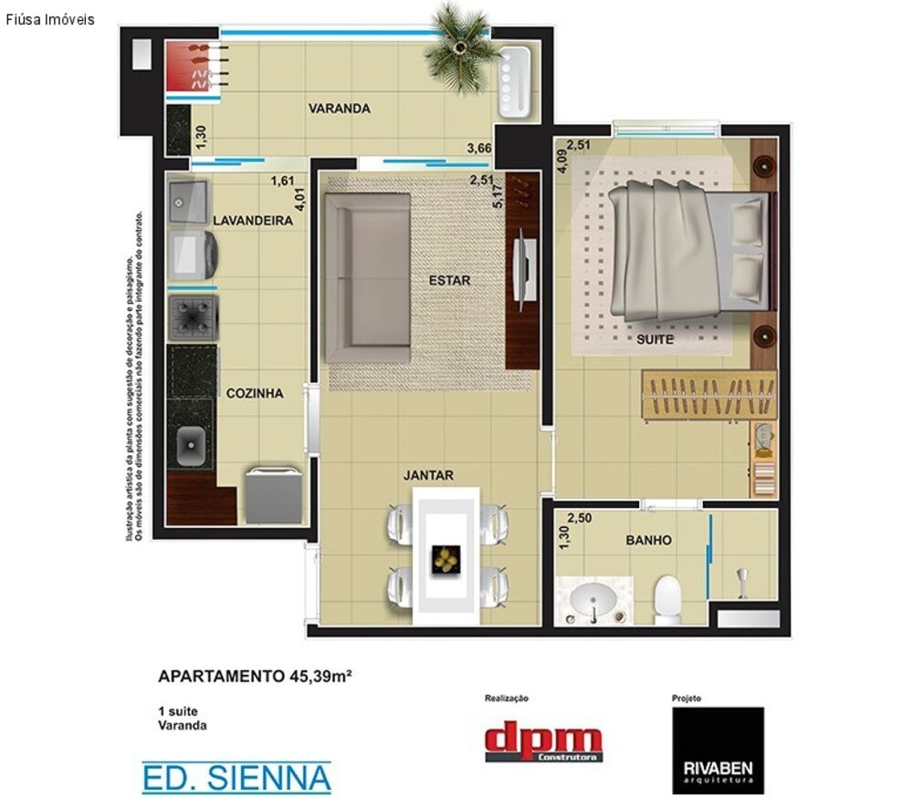 Apartamento, 2 quartos, 55 m² - Foto 4