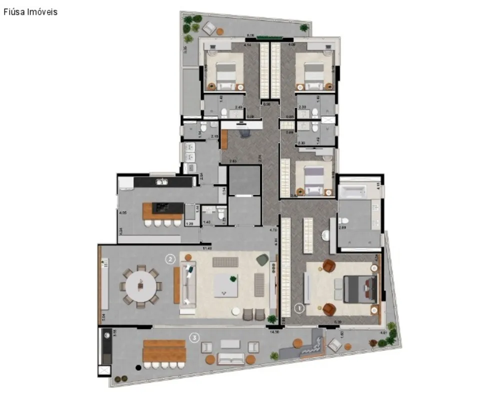 Apartamento, 4 quartos, 322 m² - Foto 12