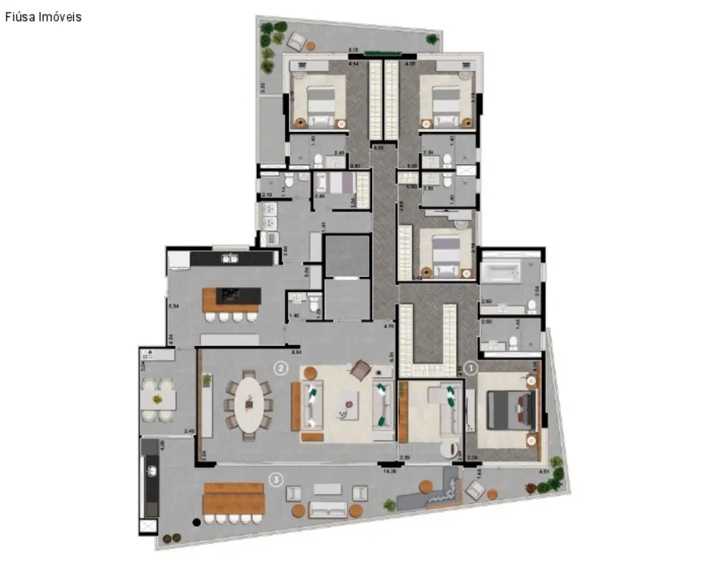 Apartamento, 4 quartos, 322 m² - Foto 11