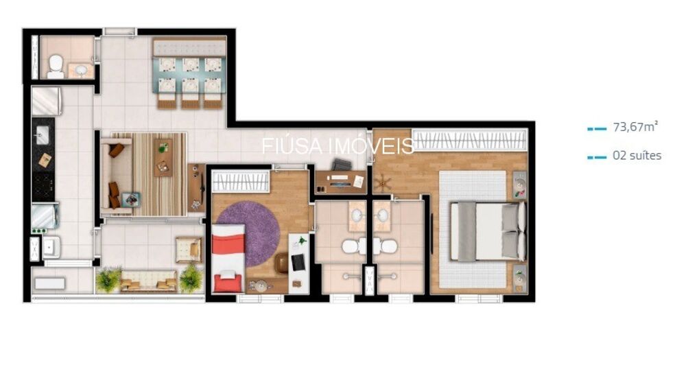 Apartamento, 3 quartos, 95 m² - Foto 5