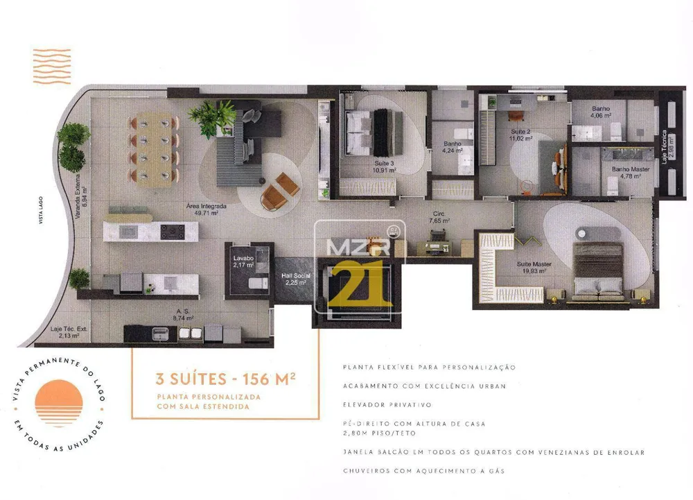 Apartamento, 3 quartos, 161 m² - Foto 38