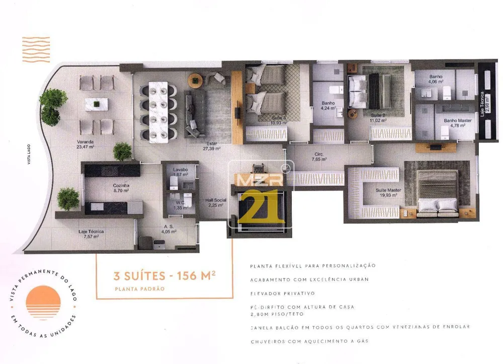 Apartamento, 3 quartos, 161 m² - Foto 7