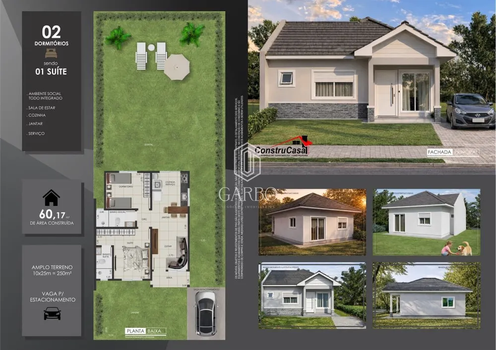 Casa, 2 quartos, 60 m² - Foto 6