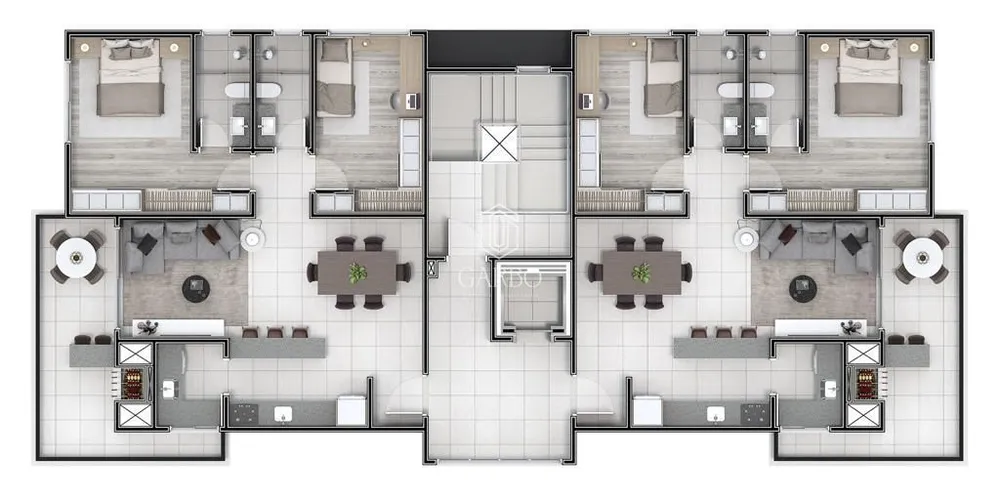 Apartamento, 2 quartos, 105 m² - Foto 3