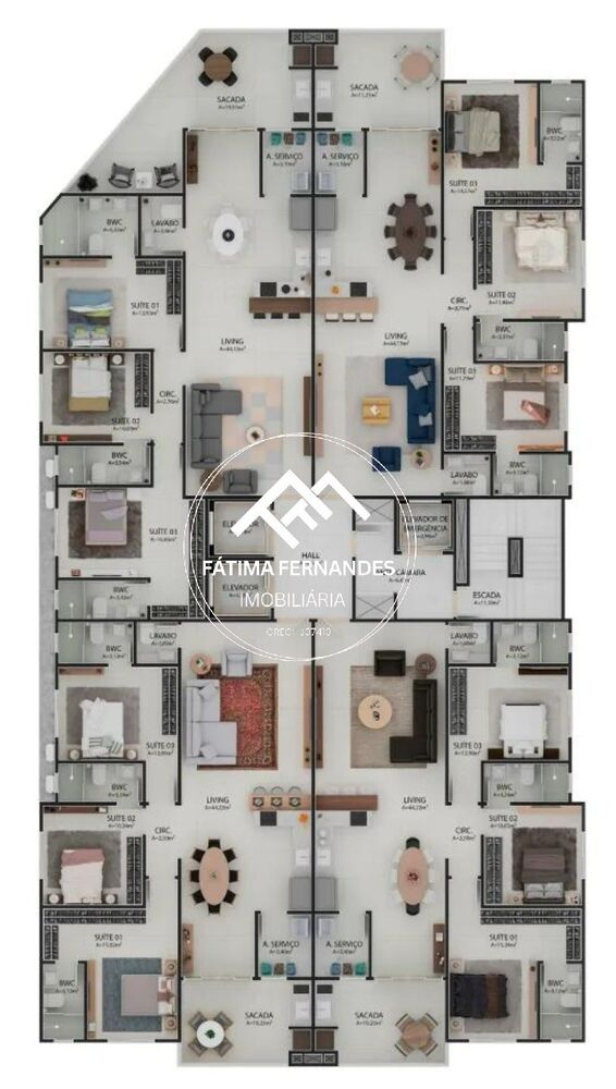 Apartamento, 3 quartos, 138 m² - Foto 3
