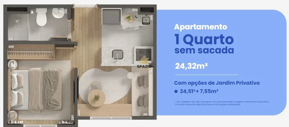 Apartamento, 1 quarto, 25 m² - Foto 4