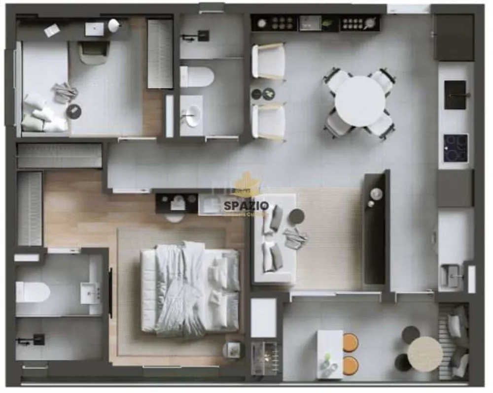 Apartamento, 2 quartos, 67 m² - Foto 3