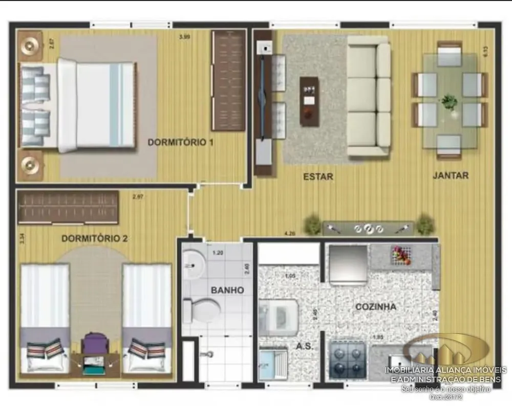 Apartamento, 2 quartos - Foto 5