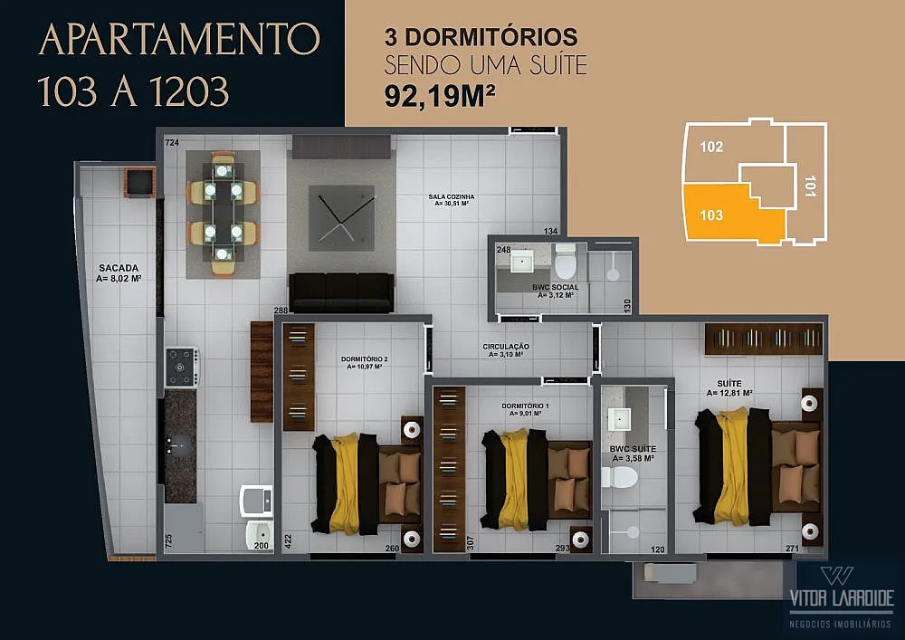 Apartamento, 3 quartos, 79 m² - Foto 14