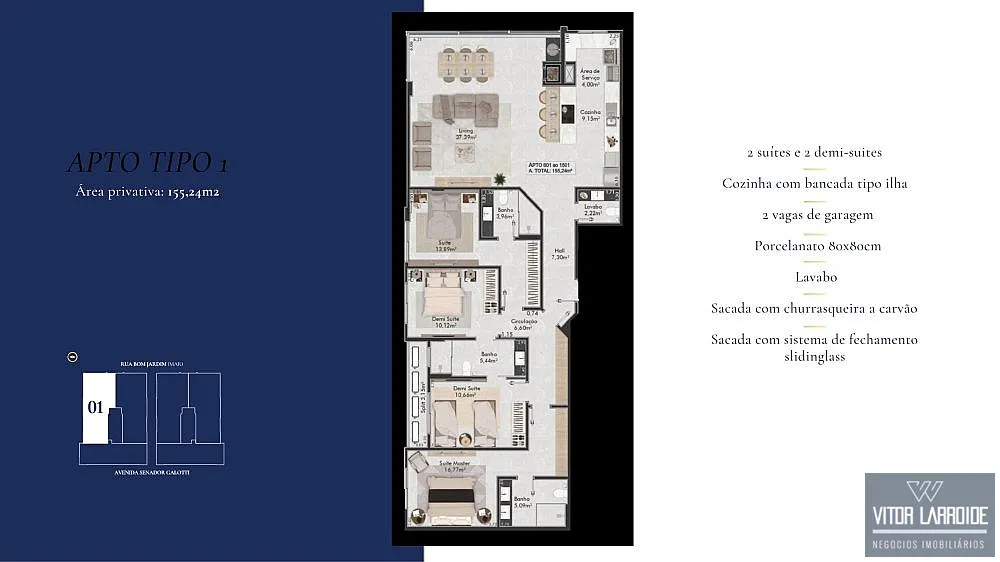 Apartamento, 4 quartos, 156 m² - Foto 16